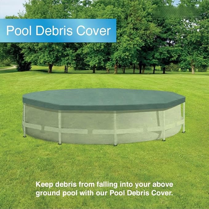 10ft x 30in Round Metal Frame Above Ground Pool, W/Filter Pump and Cover | - Image 5