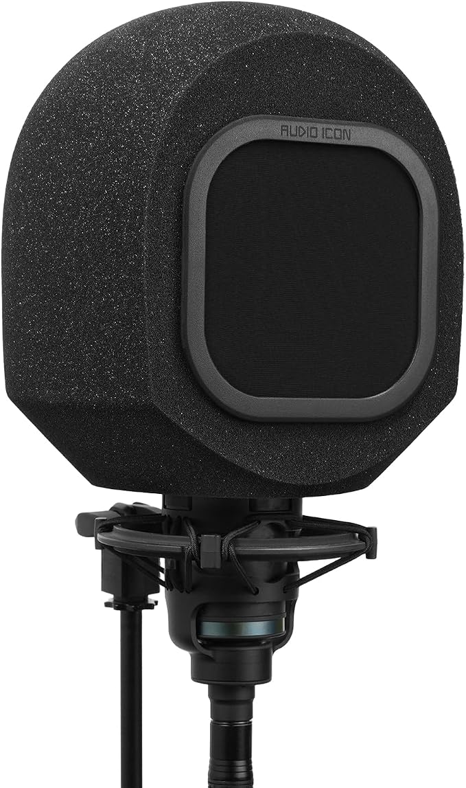 Soundbox Vocal Recording Isolation Booth | Portable Microphone Shield, Pop by AudioIcon