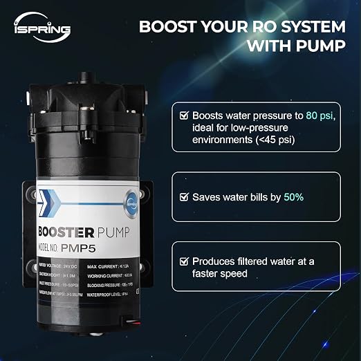 iSpring RCC7P-AK, 6-Stage Reverse Osmosis System Under Sink Alkaline Water - Image 4