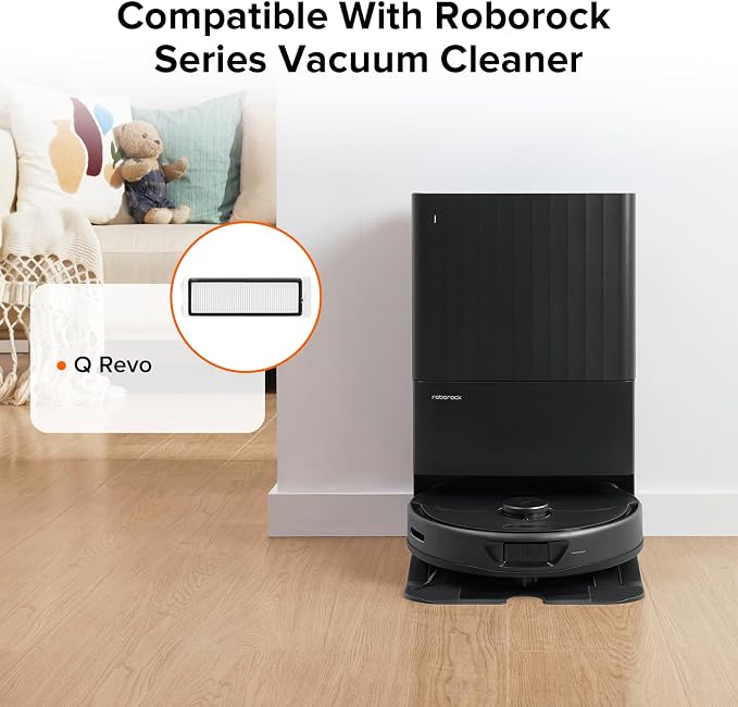 roborock 2 Pack Washable Filter Replacement Parts Compatible ONLY - Image 2