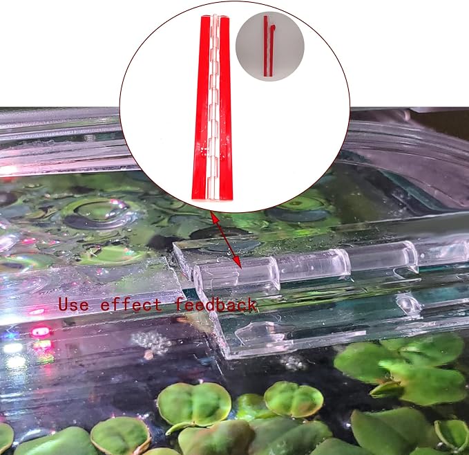 Acryl-Hinge 300mm Transparent Plastic Piano Hinges 1 PCS, - Image 4