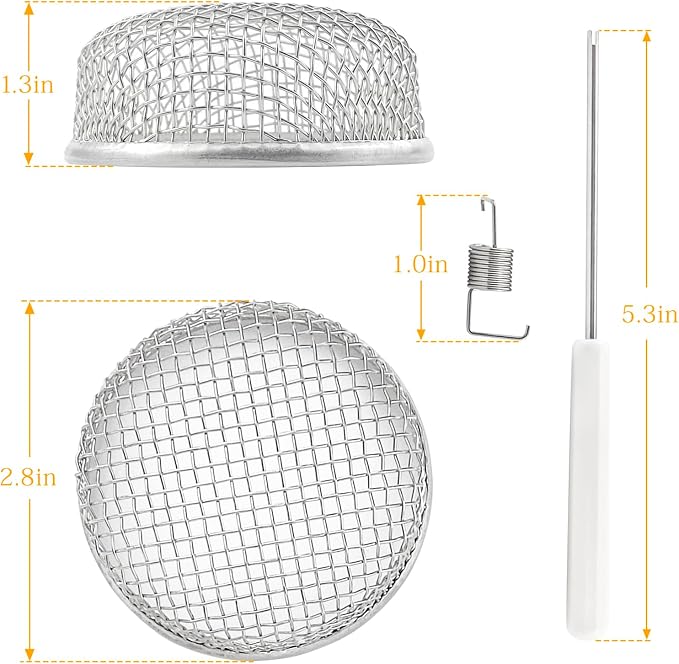 RV flying insect screen fit for RV furnace vent screen, RV water heater vent - Image 2