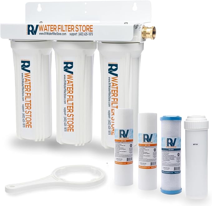 Enhanced RV Water Filter System – Triple Canister Filtration by RVWaterFilterStore
