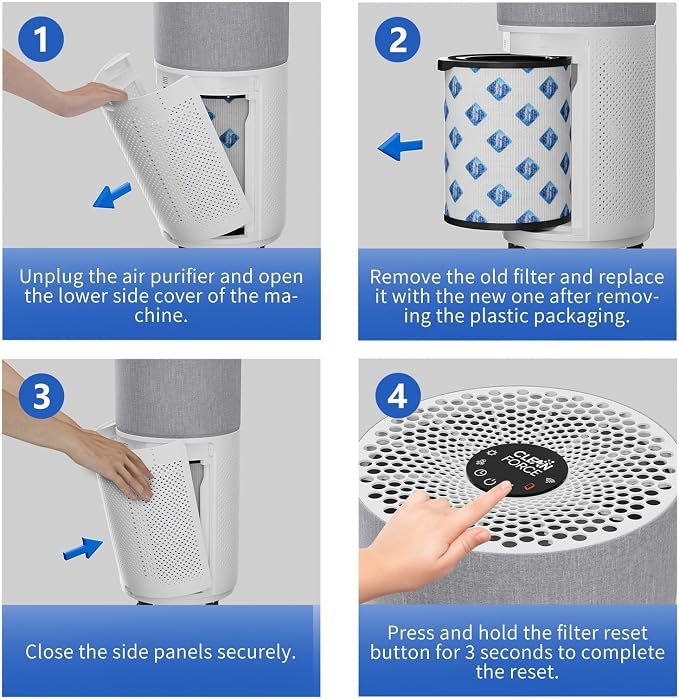 Genuine CleanForce AllerSync MaxPure H13 True HEPA Sanitized Air Filter - Image 7