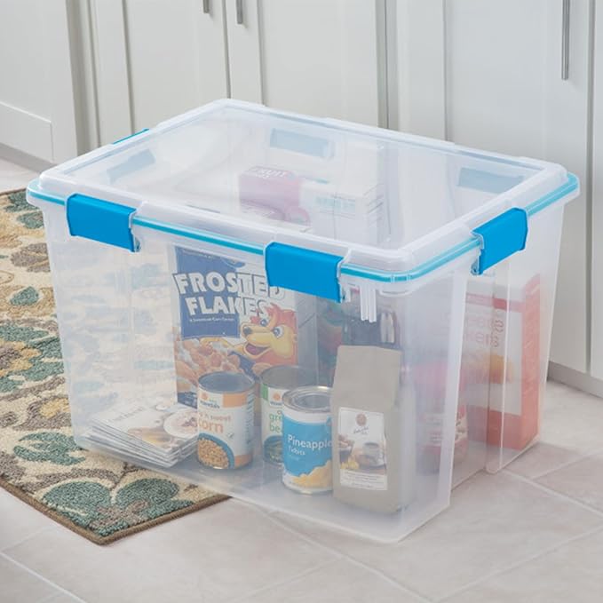Sterilite 12-Pack Gasket Box, Weather-Resistant Storage Bins - Image 6