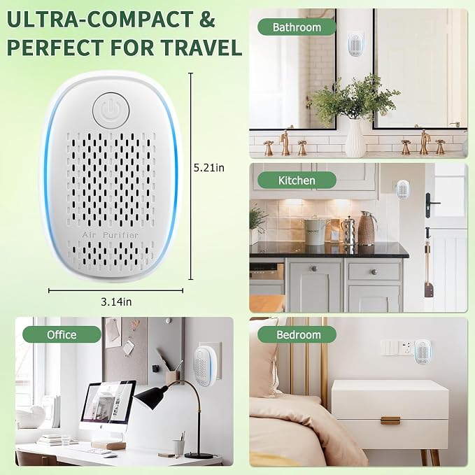Air Ionizers HEPA Filter/Plug In Air Purifier - Image 6