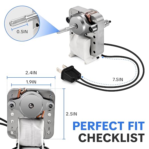 S97012038 Bathroom Fan Motor - Image 2