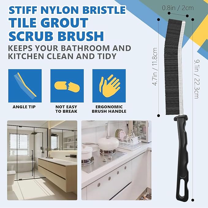6Pcs Hard Bristle Crevice Cleaning Brush - Image 5