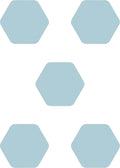 Kahuna Grip Bathtub Bath and Shower 5¼" Hexagon Non-Slip Traction Treads (Blue)