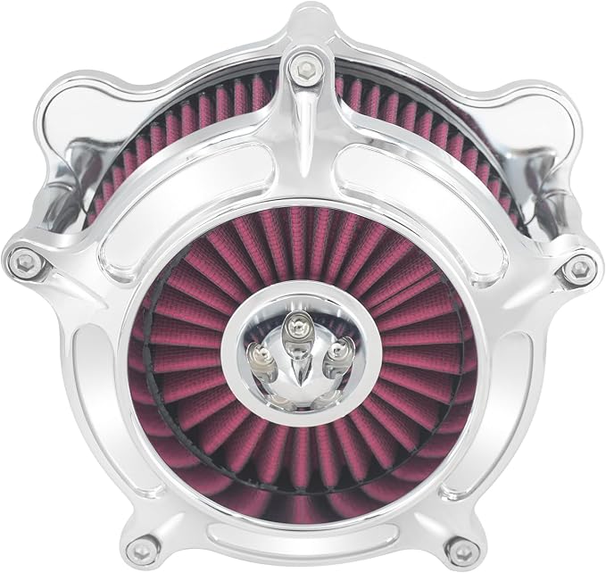 HDBUBALUS Motorcycle CNC Spike Air Cleaner Air Filter Intake System Filter - Image 7