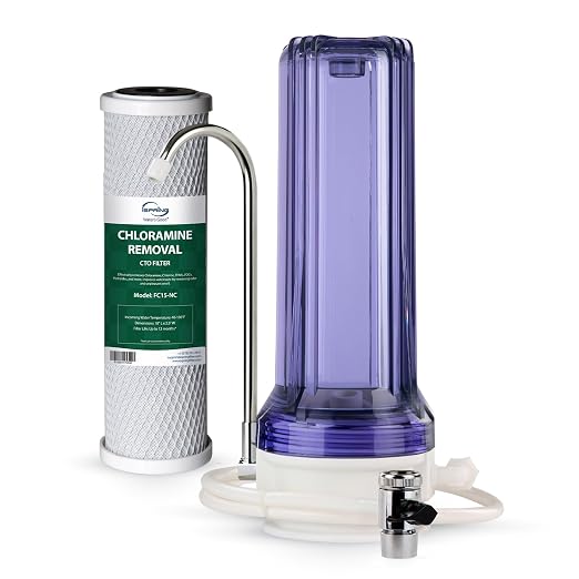 iSpring CKC1C-NC Countertop Water Filter, Drinking Water Filtration System by iSpring