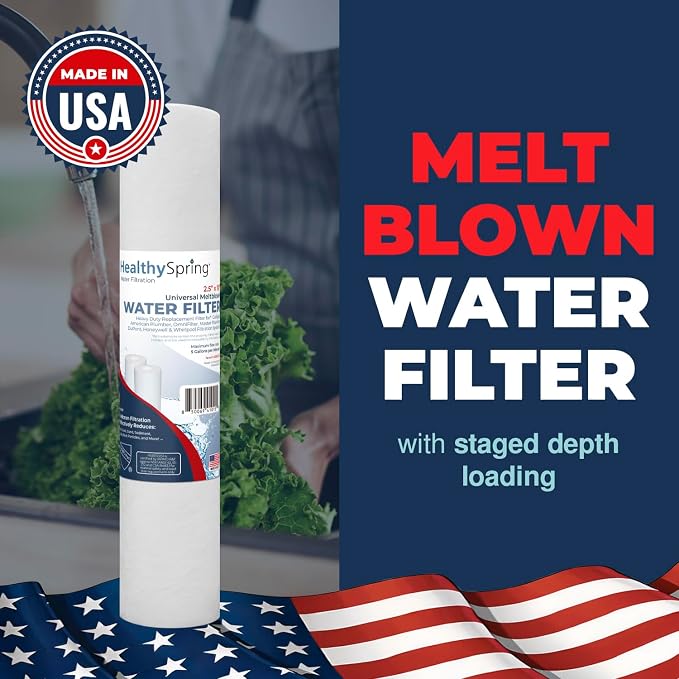 American Made, 5 Micron 10 x 2.5 Sediment Filter - Image 3