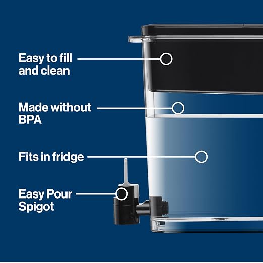 Brita Water Dispenser, UltraMax Elite Filter, Removes 99% of Lead, Includes 1 - Image 3