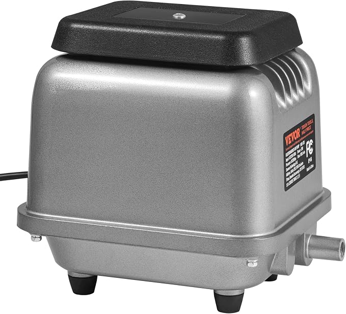 VEVOR Linear Air Pump, 109L/Min Air Flow Septic Aerator Pump, Oil-Free & Quiet - Image 11