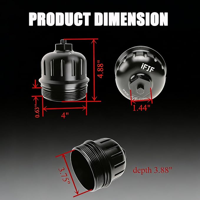 iFJF 134001 Fuel Filter Housing Cap Replacement - Image 3