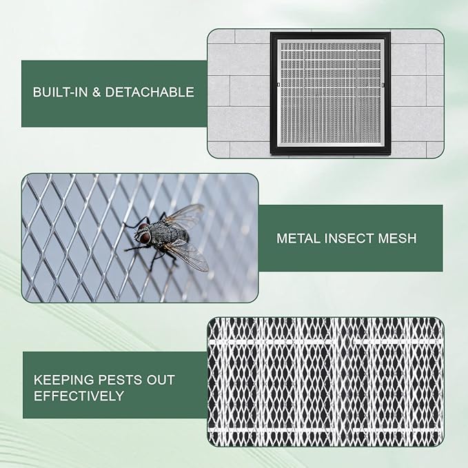 2-Pack Paintable Gable Vents - Image 4