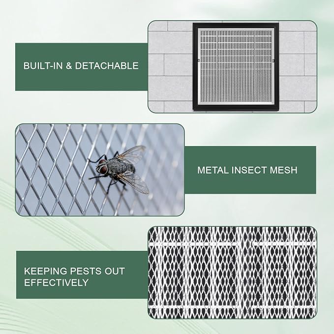 2-Pack 14"x14" Gable Vent - Image 4