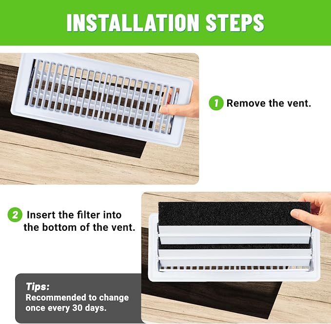 4"x12" Activated Carbon Air Vent Filters - Image 3