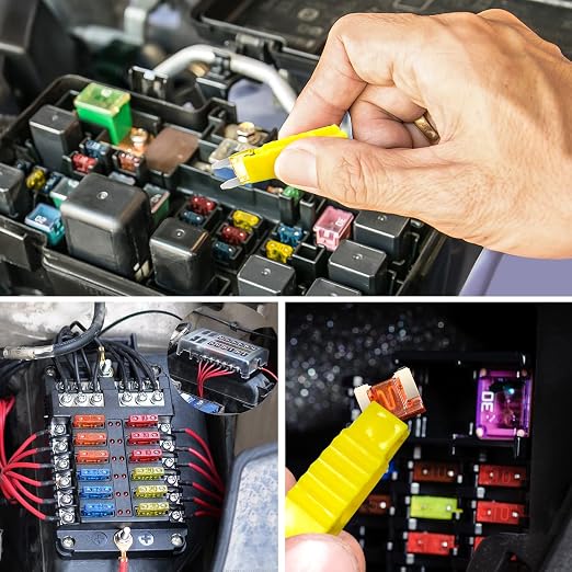 Nilight 372 PCS Car Fuses Assortment Kit Standard Mini LP Micro2 Blade - Image 7