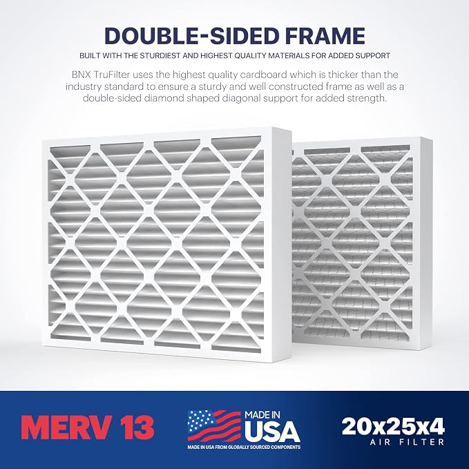 BNX TruFilter 16x25x4 MERV 13 Air Filter - Image 5