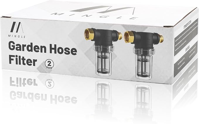 M MINGLE Garden Hose Filter for Pressure Washer Inlet, Inline Sediment Water - Image 8