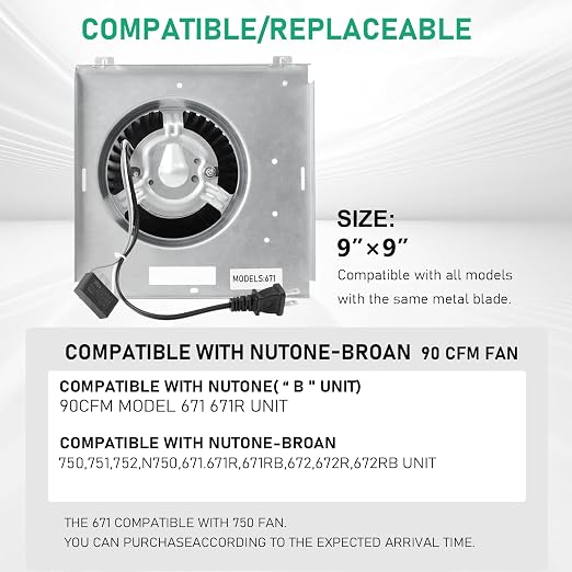 【Upgrade】 Model 671 Fan Compatible - Image 2