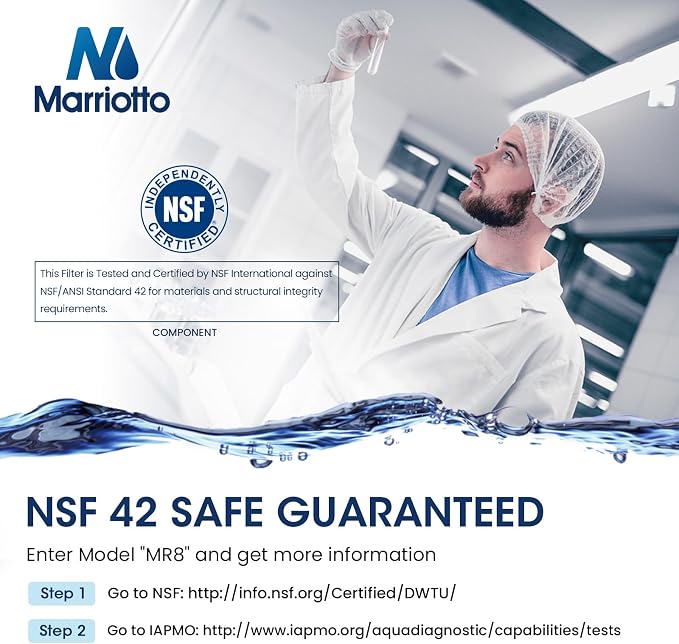 MARRIOTTO Smart Water Filters for Refrigerators NSF 42 Certified Cartridges - Image 4