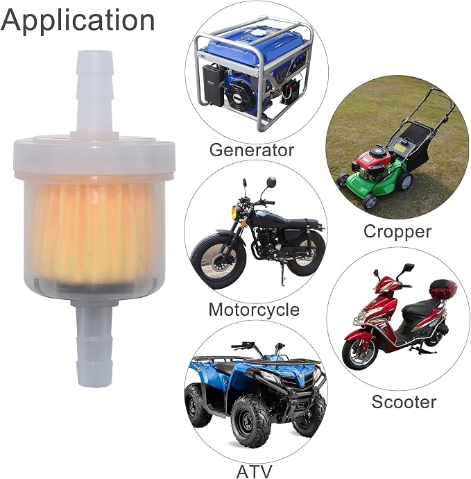 Universal 1/4 Inch Gas Inline Fuel Filters - Image 6