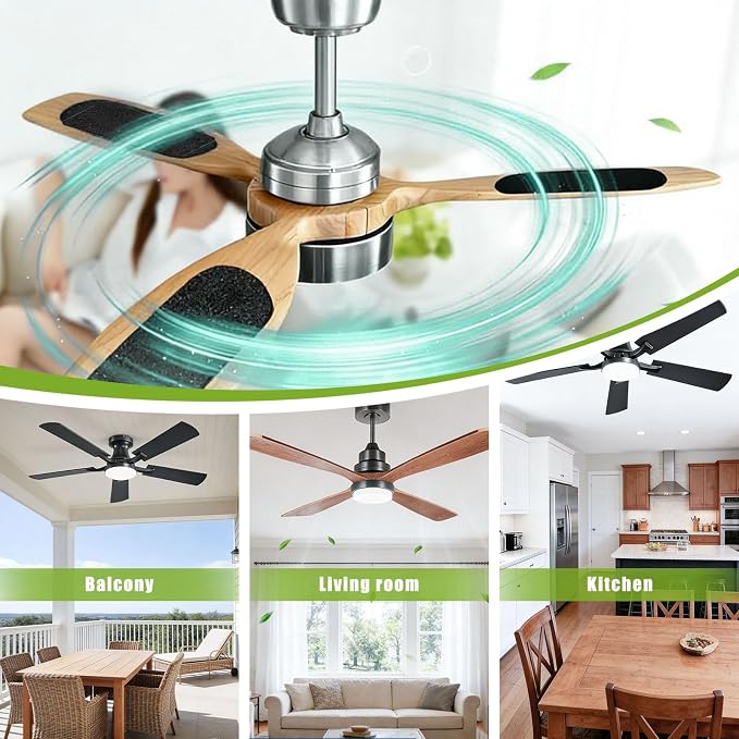 Fanluter Ceiling Fan Filters for Blades 5 Pack, Activated Carbon Ceiling Fan - Image 8