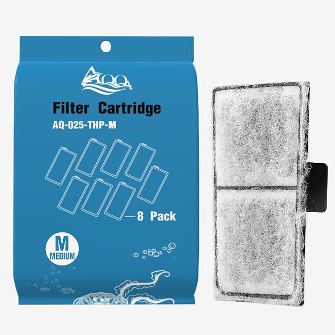 AQQA 8 Pack Aquarium Filter Cartridge Replacement Fish Tank Filter Cartridge - Image 7