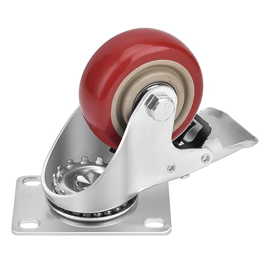 3 Inch Industrial Heavy Duty Swivel Caster Wheels - Image 7
