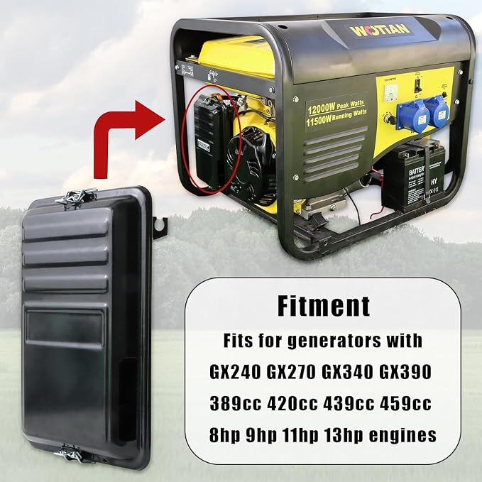 5500 Watt Generator Air Filter/Air Housing Filter Assembly for5500 6000 6500 - Image 3