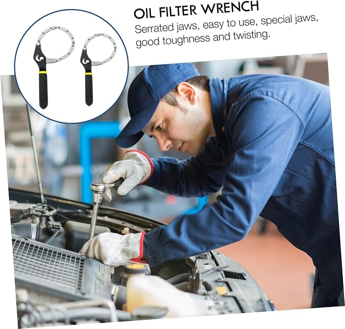 2Pcs Adjustable Oil Filter Wrench - Image 6