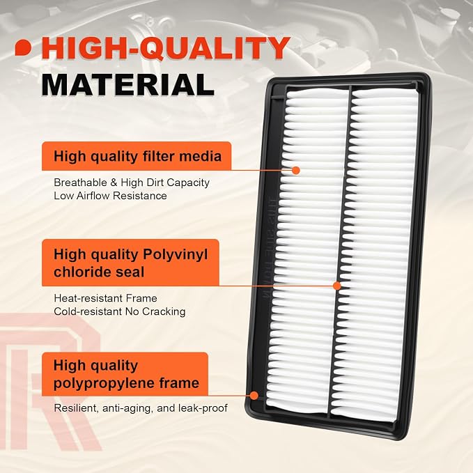 Engine & Upgrade Cabin Air Filter Kit Compatible - Image 4