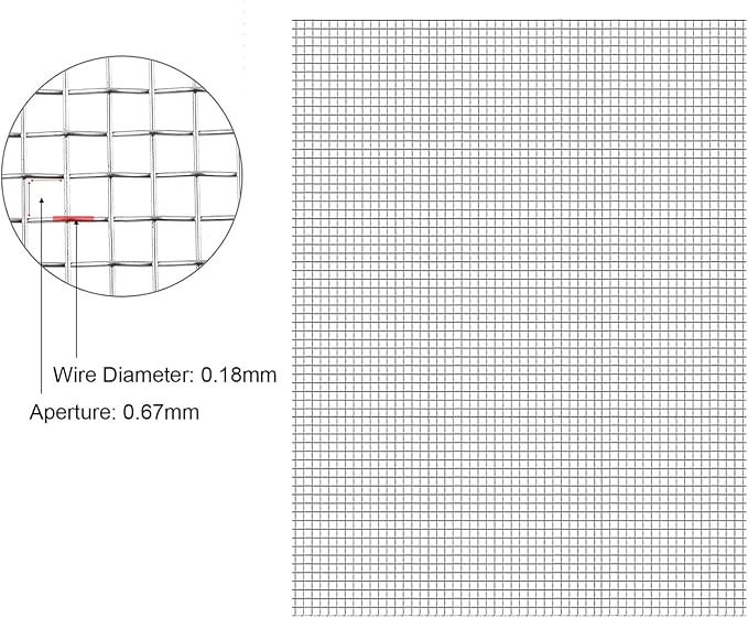 Stainless Steel Woven Wire Mesh, 304 Stainless Steel Woven Wire 30 Mesh Fine - Image 2
