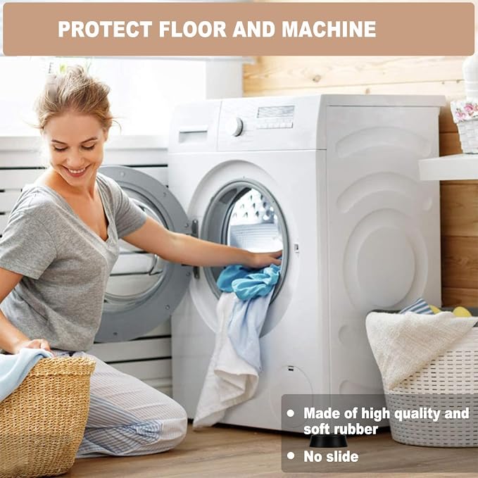 Anti Vibration Pads for Washing Machine, Refrigerator, Bed & Other Furniture - Image 4