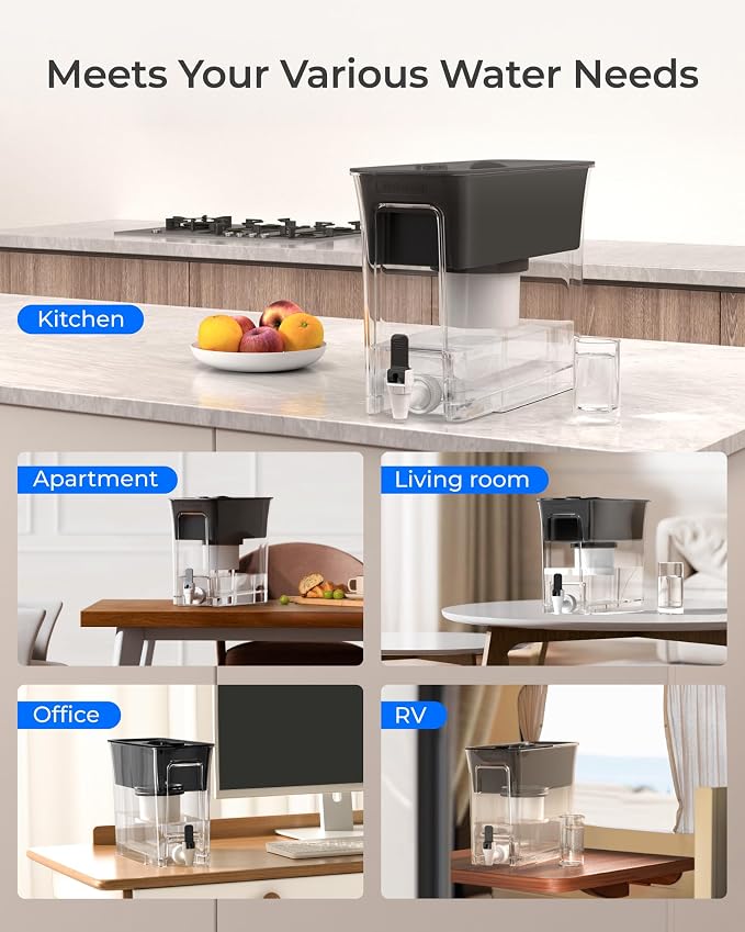 Waterdrop Large 35-Cup Water Filter Dispenser - Image 9