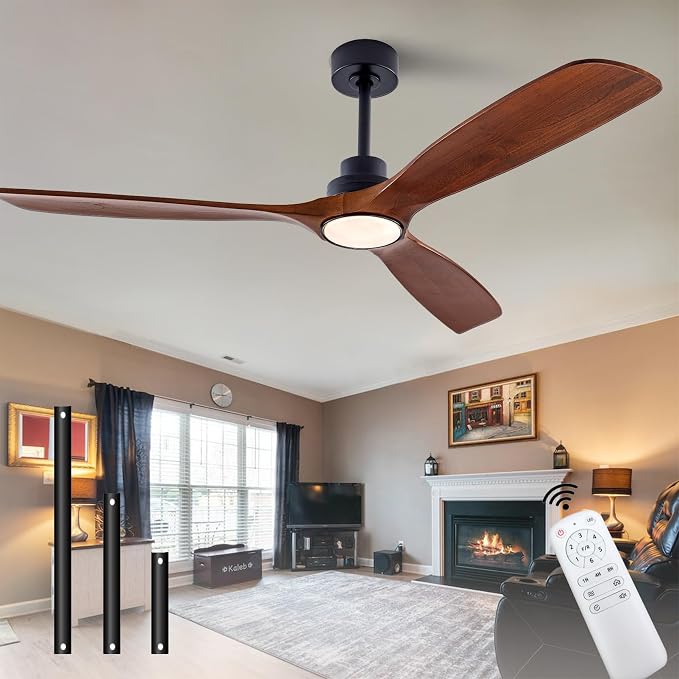 QUTWOB 60" Wood Ceiling Fan by QUTWOB