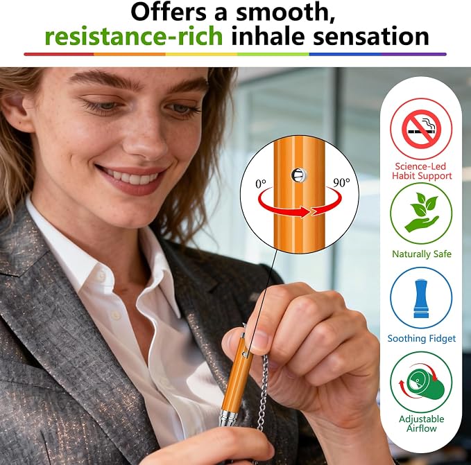 ASTOFLI Breathing Necklace for Anxiety Relief – Flavored Air Breathe Necklace - Image 3