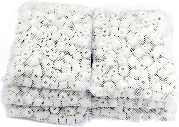 ALEGI Aquarium Premier Bulk Bio Ceramic Rings Filter Media - Image 2