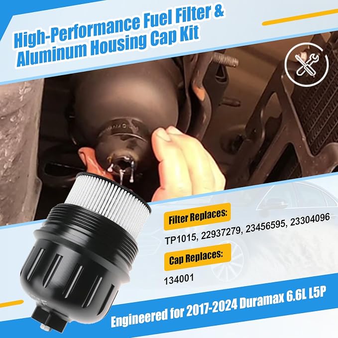 iFJF TP1015 Fuel Filter and 134001 Housing Cap Replacement - Image 7