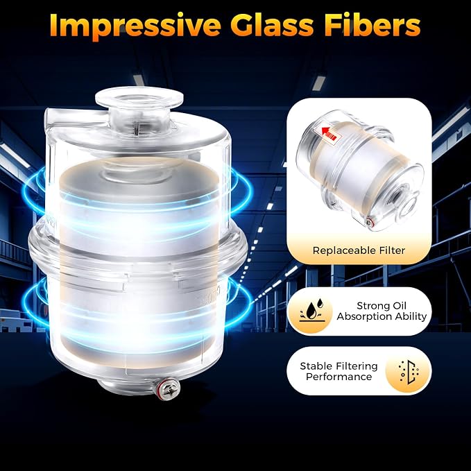 95% Efficiency Oil Mist Filter, Vacuum Pump Filter - Image 4