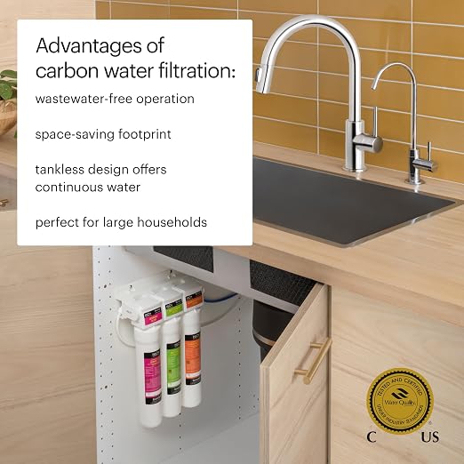 Brondell Coral UC300 Under Sink Water Filtration System – Reduces PFAS - Image 4
