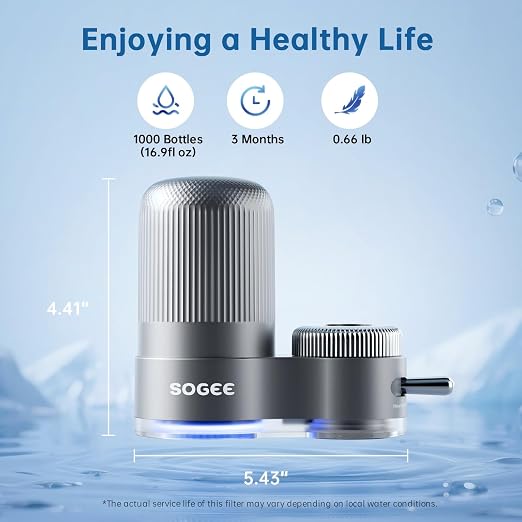Faucet Water Filter, NSF 42 Certified Sink Water Filter - Image 5