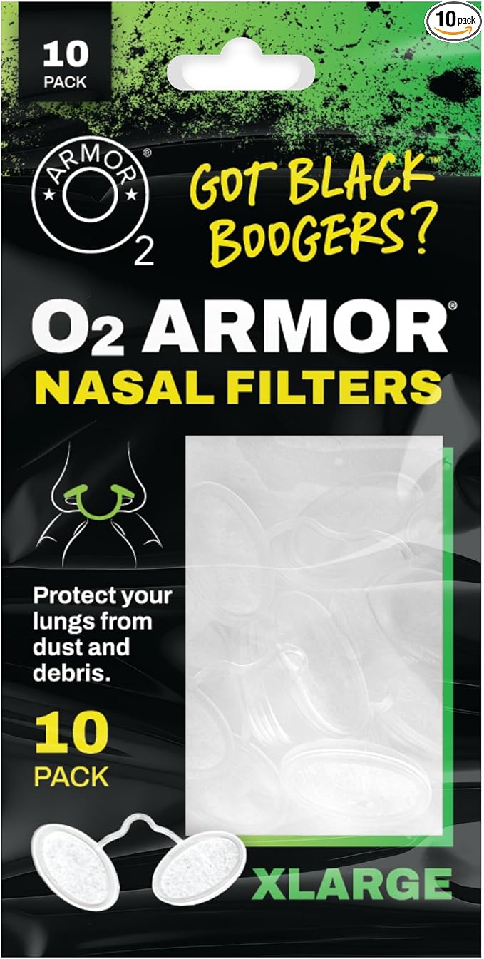 O2 Armor Nose Filters for Welders & Allergies by O2Armor