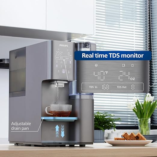 Reverse Osmosis Water Filter Countertop ADD6928DG/37, Cold & Hot Water Dispenser - Image 6