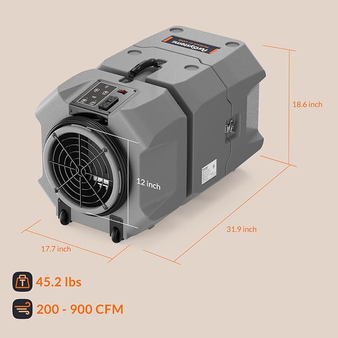 PURISYSTEMS 900 CFM Air Scrubber Commercial, Air Purifier - Image 9