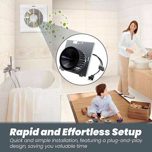 ASTROSYNC Bathroom Fan Motor Assembly Fit - Image 5