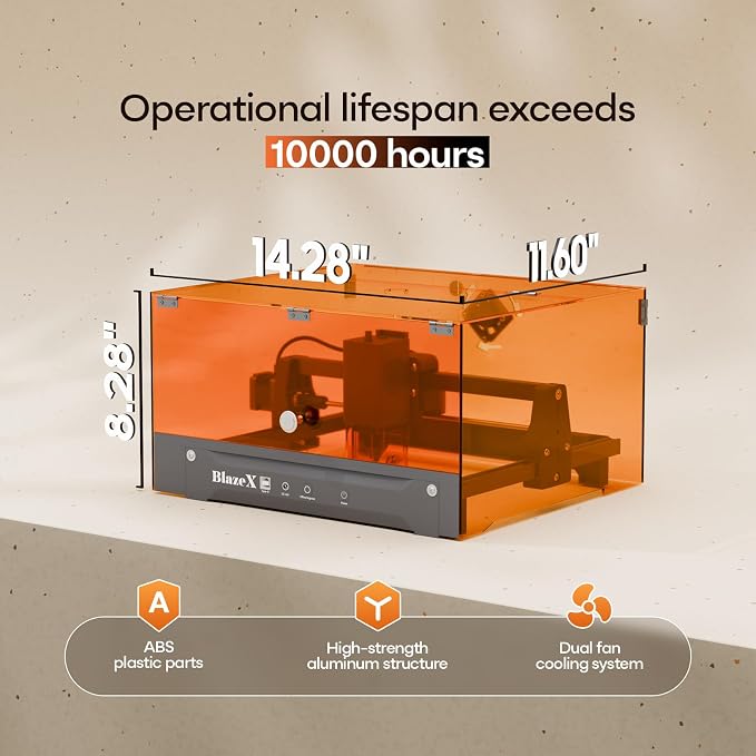 BlazeX M3 10W Laser Engraver Machine - Image 8