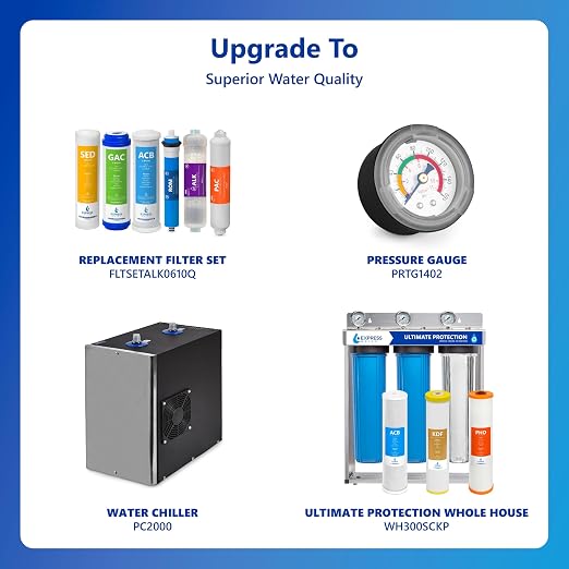 Express Water Reverse Osmosis Water Filter System, Chlorine Reduction, NSF - Image 9